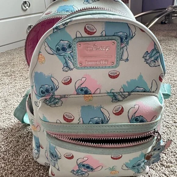 Loungefly Disney Lilo & Stitch Coconut Mini Backpack  Loungefly Disney Lilo & Stitch Coconut Mini Backpack  main image 3
